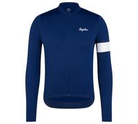 Rapha Core Thermal Long Sleeve Jersey Bleu XL Homme Navy / White
