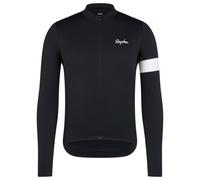 Rapha - Core Thermal Long Sleeve Jersey - Maillot de cyclisme - XXL - black / white