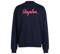 Rapha - Cotton Sweatshirt - Pull - XL - dark navy / high-vis pink
