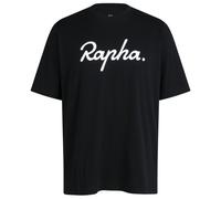 Rapha - Cotton T-Shirt Large Logo - T-shirt - L - black / white