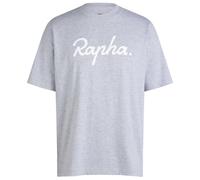 Rapha - Cotton T-Shirt Large Logo - T-shirt - S - grey / white