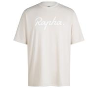 Rapha - Cotton T-Shirt Large Logo - T-shirt - XL - chalk / white