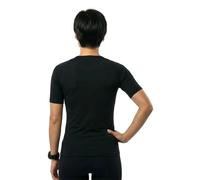 Baselayer manches courtes femme rapha merino noir