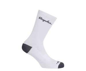 Rapha - Logo Socks - Chaussettes vélo White / Grey - M