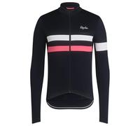 Rapha - Men's Brevet Long Sleeve Jersey - Maillot vélo homme Dark Navy / High-Vis Pink / White - L