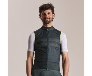 Rapha - Men's Brevet Wind Gilet III - Gilet vélo homme Dark Forest / Silver - L