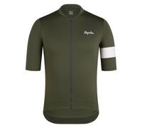 Rapha - Men's Core Jersey - Maillot vélo manches courtes homme Dark Green / White - L