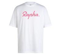 Rapha - Men's Cotton Logo T-Shirt - T-shirt homme White / High-Vis Pink - M