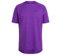 Maillot manches courtes rapha trail technical bleu homme