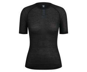 Rapha - Women's Merino Lightweight Base Layer - SS - Sous-vêtement technique vélo femme Black / Black - S
