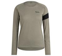 Rapha - Women's Trail Long Sleeve Technical T-Shirt - Maillot de cyclisme - L - khaki / black