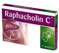 Raphacholin C N30 Comprimés pour détoxication du foie, purifie, régénération, soutien, soulagement de la constipation, digestion 100 % naturelle, aide à la douleur du ventre, gaz ballonnements