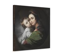 Raphael_Benjamin West-Elizabeth Shewell West And Her Son Outstanding Peintures exquises Poster Art Peinture sur toile Décoration murale Cadeau Décoration d'intérieur Moderne 30 x 30 cm