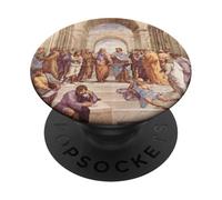 Raphael - École d'Athènes - Art pour Artistes PopSockets PopGrip Adhésif