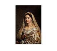 Raphael (La Velata) - Impression sur toile - Décoration murale cool - 40 x 60 cm