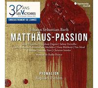 RAPHAEL PICHON - J. S. BACH MATTHAUS-PASSION BWV. 244 - CD ALBUM - E123z