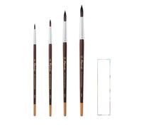 Raphael Pinceau Aquarelle Petit Gris Synthétique 8351 Set 4pcs N° 4, 8, 14, 16 + 1 Carte