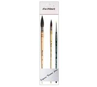 Raphael Pinceau Lavis Aquarelle Petit Gris Pur Monte sur Plume. Serie 803 No. 2. 0/3 et 1 Da Vinci 1570 NO. 0/2