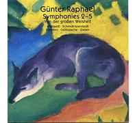 Raphael : Symphonies N° 2 À 5. Alstaedt, Schmidt-Isserstedt, Gielen, Celibidache.