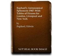 Raphaels Astronomical Ephemeris by Edwin Raphael Paperback Book Edwin Raphael (Auteur)