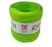 Raphia coloré synthétique, rouleau de 200 m, hautes qualité et résistance, coloris personnalisables Menthe