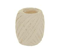 Raphia de papier couleur blanc 4mmx30m.