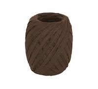 Raphia de papier couleur marron 4mmx30m.