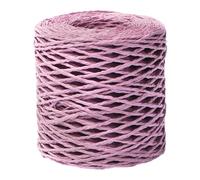 raphia Fil raphia pour crochet, 150 m, ruban en papier raphia naturel, pour sacs de plage, chapeaux, artisanat, décoration de tissage, 150 m