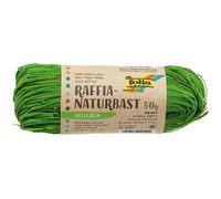 Raphia naturel - Folia - 50 g - Vert clair - Matériau naturel - Fibres naturelles