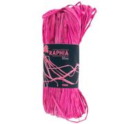 Raphia Naturel Rose Fuschia 50 g