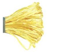 Raphia synthétique, bobine de 30 m, jaune banane