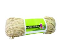 Raphia végétal Couleur naturelle en bobine 50 g