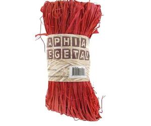 Raphia végétal Rouge 50 g