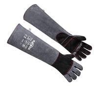 RAPICCA Gants de Manipulation D'animaux Rembourrage en Cuir Renforcé de Résistant aux Morsures Chien, Chat Rayure, Faucon, Saisir, Reptile, Serpent