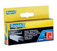 Rapid, 11859625, Agrafes en fil fin N°53, Longueur 12mm, 2500 pièces, Pour le textile et la décoration, Fil galvanisé, Haute performance