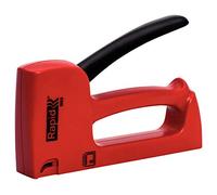 Rapid 20443850 Agrafeuse manuelle R53E Matériau : Plastique Poignée ergonomique Compatible avec Agrafes en Fil fin n°53 de 4 à 10 mm Rouge