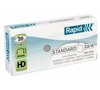 Rapid 24869100 Boîte de 1000 Agrafes 23/6 mm Galva
