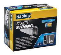 Rapid 36/14mm DP Galva SuperStrong Pack de 5 Boîtes de 1000 Agrafes