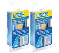 Rapid 36/14mm Galva Boîte de 864 Agrafes (Lot de 2)