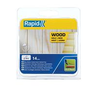 RAPID 40107360, Bâtons de Colle thermofusible, pour Bois, Jaune, ø 12 mm, Longueur 94 mm, 125 g