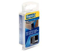 Rapid Agrafes N°606 25 mm - 600 pièces, fil galvanisé enduit de résine, gris
