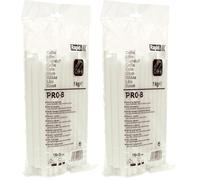 RAPID, 40302803, Bâtons de Colle thermofusible, Pro-B, Blanc, ø 12 mm, Longueur 190 mm, 1 kg (Lot de 2)