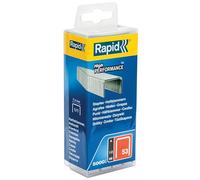 Rapid, 40303085, Agrafes en fil fin N°53, Longueur 10mm, 5000 pièces, Pour le textile et la décoration, Fil galvanisé, Haute performance Argent