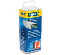 Rapid, 40303086, Agrafes en fil fin N°53, Longueur 12mm, 5000 pièces, Pour le textile et la décoration, Fil galvanisé, Haute performance Argent 12 mm