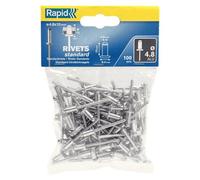 Rapid – Rivets standards 4,8 x 10 mm en aluminium