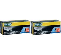 Rapid 53/06mm 11856250 Galva Boîte de 5000 Agrafes (Lot de 2)
