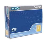 Rapid Agrafes N°13 High Performance (13/4) en acier galvanisé pour papier et tissus – Boîte 5000