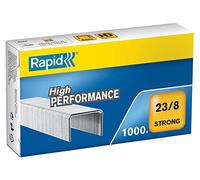 Rapid Agrafes 23/8 mm Strong Lot de 5 paquets de 1000 agrafes 24869800