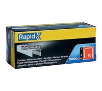 Rapid – Agrafes n°53 (4 mm) en fil plat galvanisé – 5000 pièces – Boîte carton