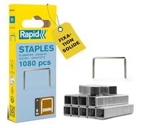 Rapid - Agrafes fil fin n°BMN/ 6mm - 1080pcs - Emballage FSC (40109555) | Fil galvanisé, Haute performance - Pointes affûtées - Pour les produits Bosch, Metabo et Novus